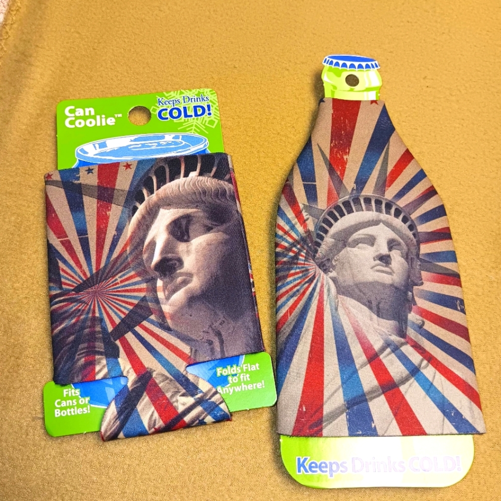Can and bottle coozies Get 4 Total Nwt